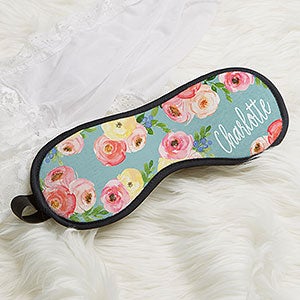 Floral Personalized Sleep Mask
