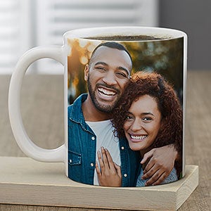 Romantic Photo Personalized White Coffee Mug