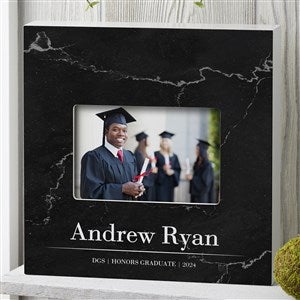 Graduation Portrait Personalized 4x6 Box Frame - Horizontal