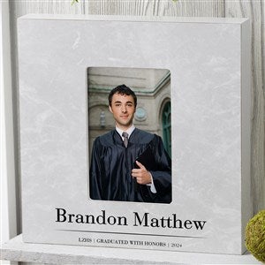 Graduation Portrait Personalized 4x6 Box Frame - Vertical