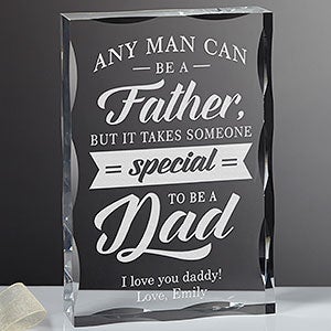 Special Dad Engraved Keepsake - #23689