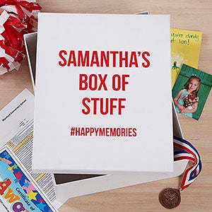 Personalized Keepsake Memory Box - 23698