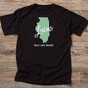 State Pride Personalized Hanes ComfortWash Adult T-Shirt