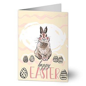 Vintage Bunny Greeting Card