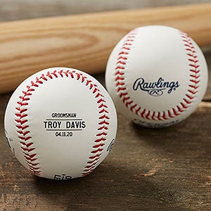 Personalized Baseball Groomsmen Gifts
