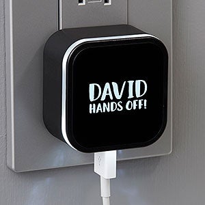 Personalized LED Dual Port USB Charger