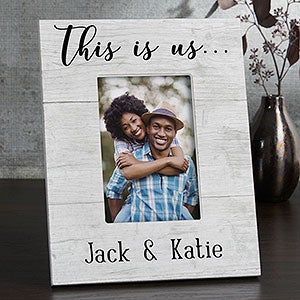 This is Us Personalized Tabletop Picture Frame - Vertical