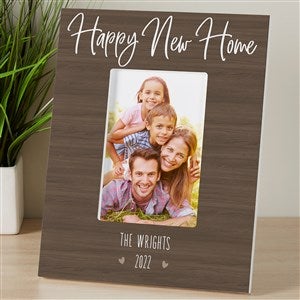 New Home Personalized Family Picture Frame - Vertical