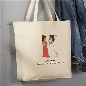 philoSophie's Bridal Party Personalized Canvas Tote Bag - 20x15