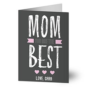 The Best Mom Greeting Card