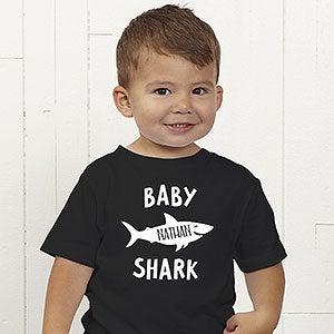 Personalized Baby Shark Toddler T-Shirt - Toddler 2T - Royal Blue