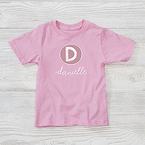 Girl's Name Personalized Toddler T-Shirts