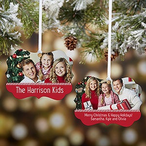 Holiday Memories 2-Sided Photo Ornament-24508