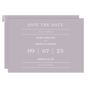 Save the Date For the Wedding Of... Cards - Set of 5