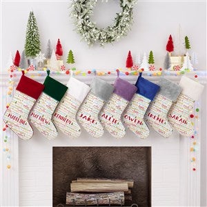 Whimsical Winter Personalized Christmas Stockings