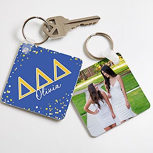 0 Tri Delta Personalized Photo Keychain