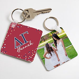 0 Delta Gamma Personalized Photo Keychain