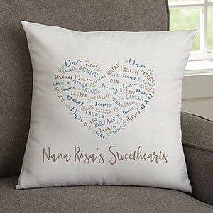 Farmhouse Heart Personalized 14-inch Throw Pillow