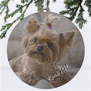 Pet Photo Memories Personalized Ornament