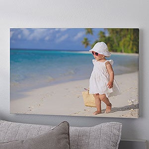 Vacation Photo Memories Canvas Print - 24x36