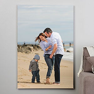 Vacation Photo Memories Canvas Print - 28x42