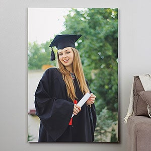 Graduation Photo Memories Canvas Print - 28x42