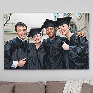Graduation Photo Memories Canvas Print - 32x48