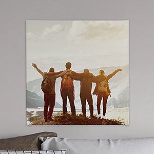 Square Vacation Photo Memories Canvas Print - 8x8