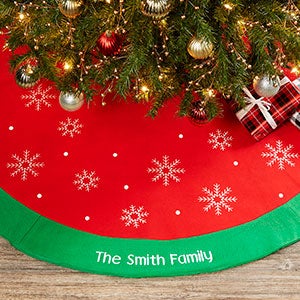 Winter Fun Personalized Christmas Tree Skirt-25054