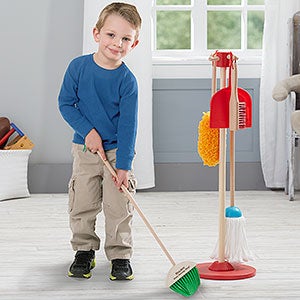 Melissa & Doug Let's Play House Personalized Mop & Broom Set