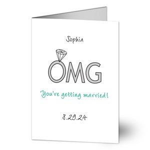 OMG Wedding philoSophie's Greeting Card