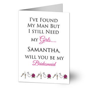 Will You Be Bridesmaid Greeting Card by philoSophie's