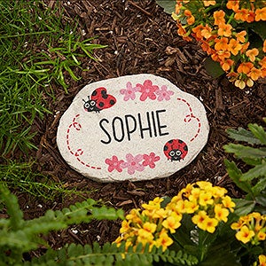 Love Bugs Personalized Small Garden Stone
