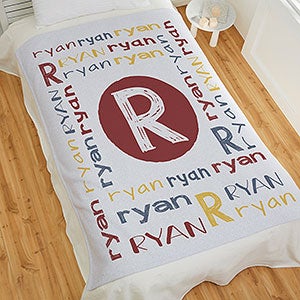 Youthful Name Personalized 50x60 Sweatshirt Blanket