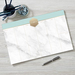 Marble Personalized 11x17 Weekly Planner