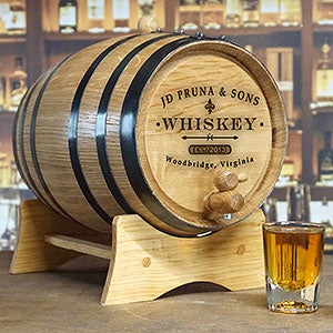 Personalized 5 Liter Whiskey Barrel - #25452D-5
