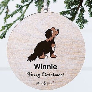 Newfoundland philoSophie's Personalized Ornament - 1 Sided Wood