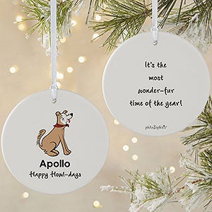 Husky philoSophie's Personalized Ornament - 2 Sided Matte