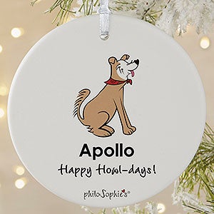 Husky philoSophie's Personalized Ornament - 1 Sided Matte