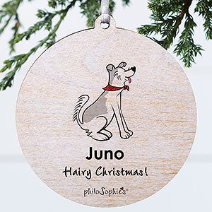 Husky philoSophie's Personalized Ornament - 1 Sided Wood