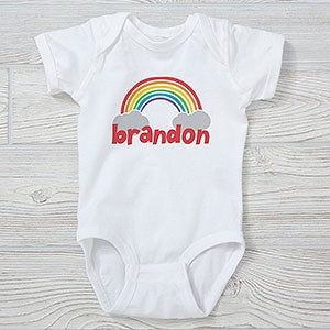 Rainbow Baby Personalized Baby Bodysuit