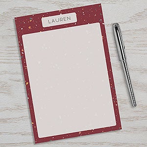 Personalized Terrazzo Notepad