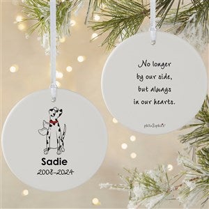 Dalmatian Personalized Memorial Ornament - 2 Sided Matte
