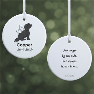 Newfoundland Personalized Memorial Ornament - 2 Sided Glossy
