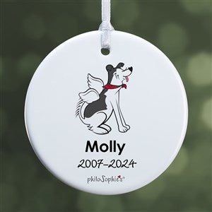 Husky Personalized Memorial Ornament - 1 Sided Glossy