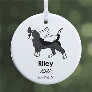 Beagle Personalized Memorial Ornament - 1 Sided Glossy