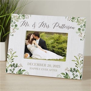 Laurels Of Love Personalized Wedding 4x6 Tabletop Frame - Horizontal
