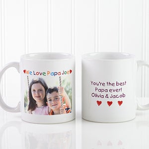 Personalized Photo Message Coffee Mugs for Men - Loving Him Design