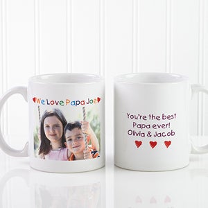 Personalized Photo Message Coffee Mugs for Men   Loving Him Design