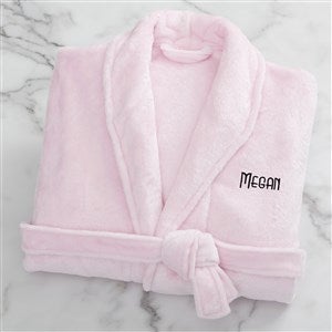 Pink Fleece Robe-42"